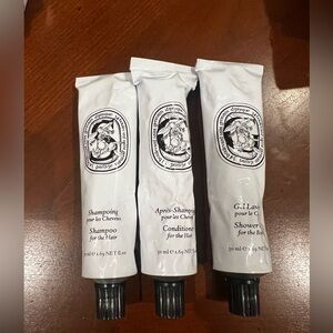 Diptyque Hair and Body Trio - White and Black